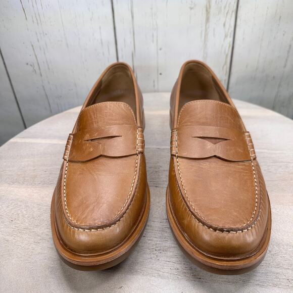 Johnston & Murphy Mens Loafers Size 10.5 Brown Slip On Tru Foam Slip On Shoe New - Picture 11 of 14